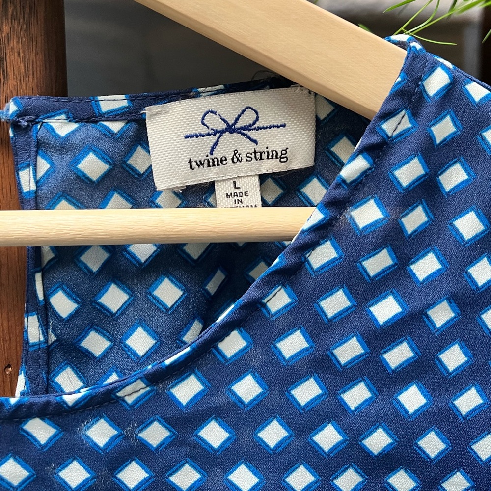 Twine+String | Loose Fit Patterned Blouse - image 2